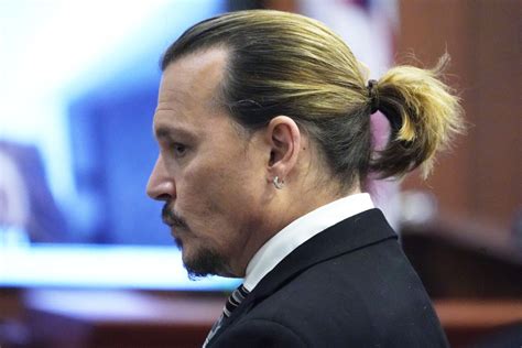 johnny depp ponytail